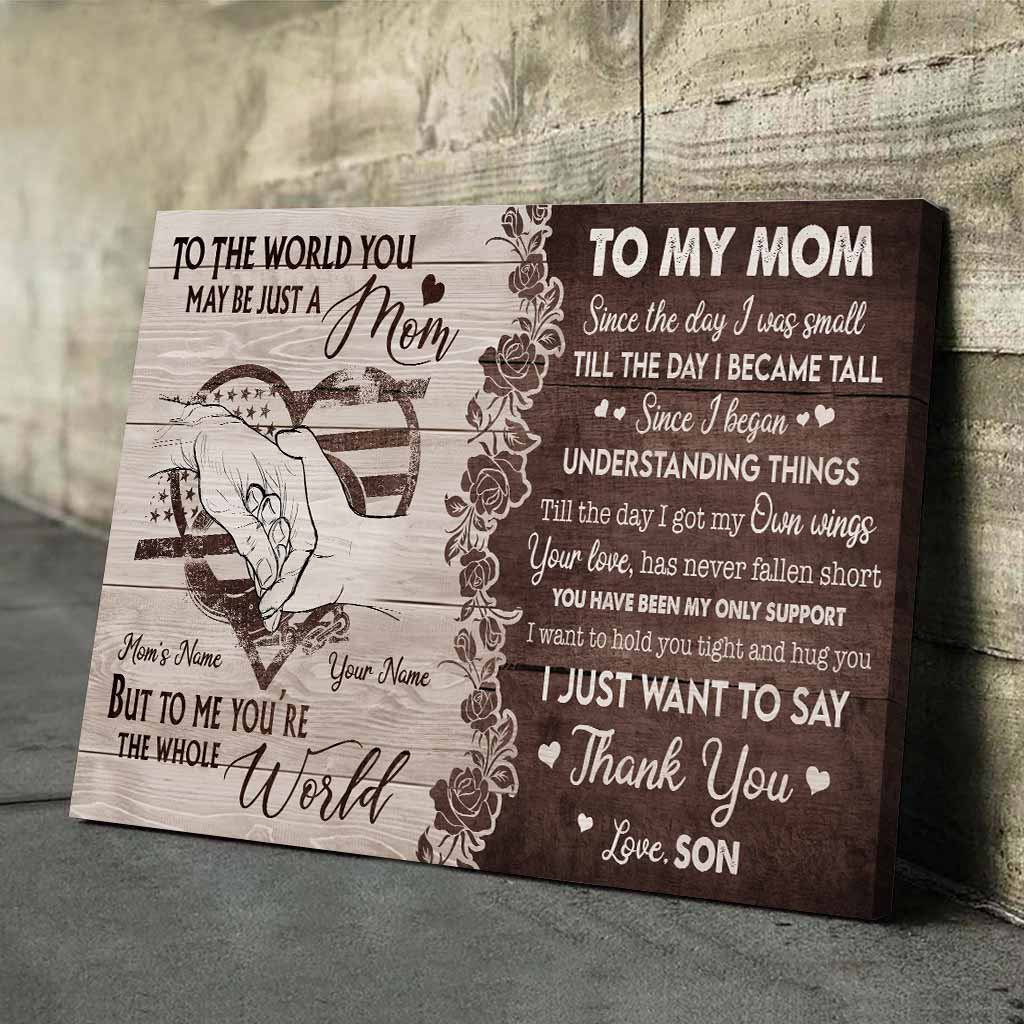 À ma maman - Affiche personnalisée pour la fête des mères, policier