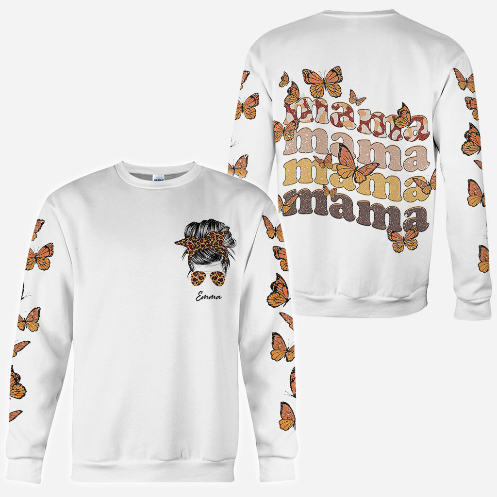 Mama - Personalized Mother's Day Mother All Over T-shirt and Hoodie