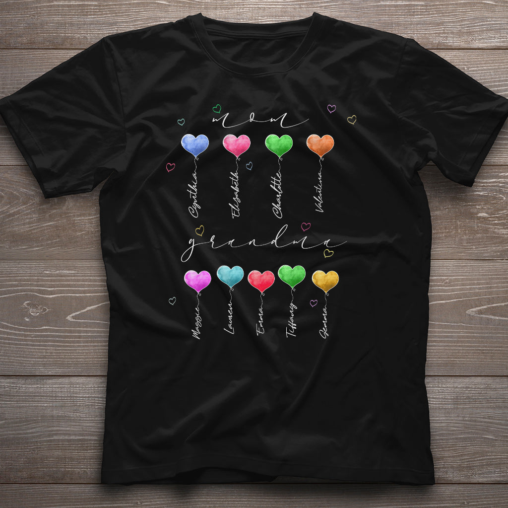 Mom Grandma - Personalized Mother's Day Grandma T-shirt and Hoodie