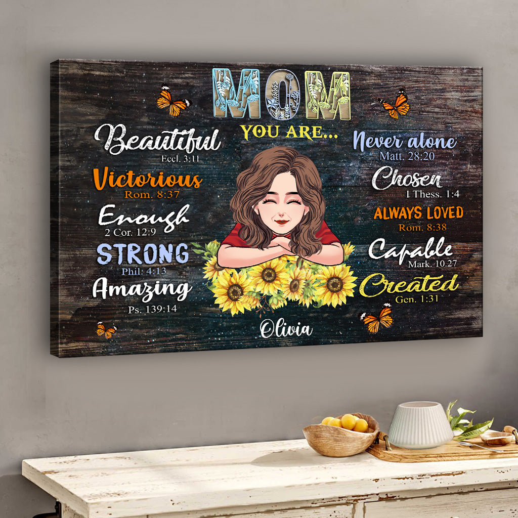 Mom You Are - Personalized Mother's Day Mother Canvas And Poster