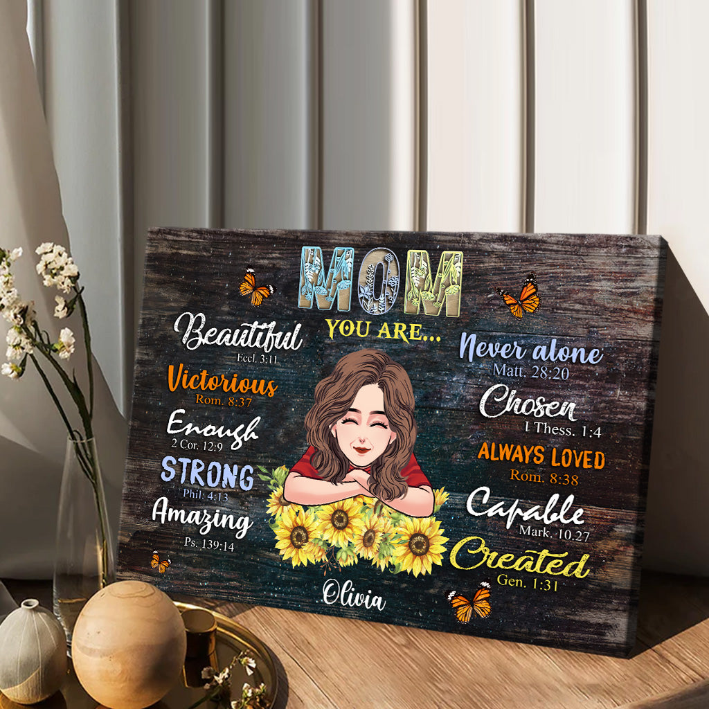 Mom You Are - Personalized Mother's Day Mother Canvas And Poster