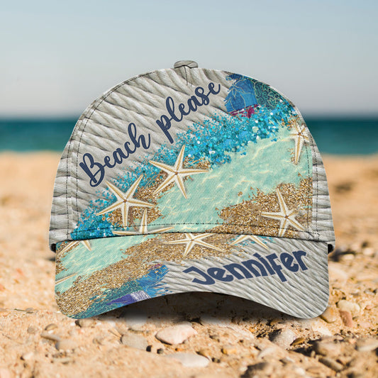 Beach Please - Personalized Sea Lover Classic Cap