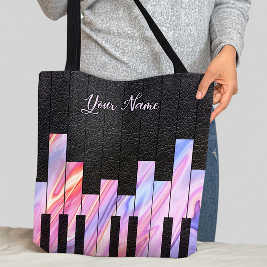 Sac fourre-tout personnalisé Music Soul Piano