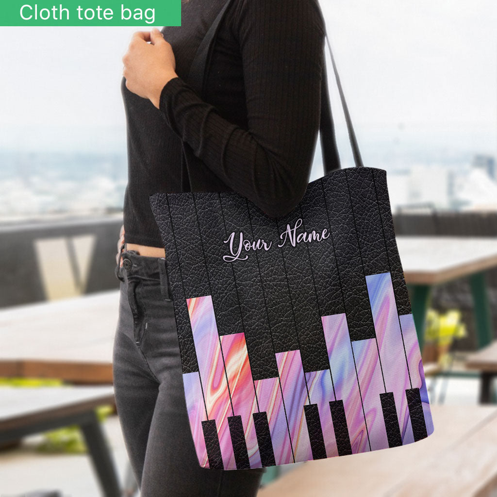 Sac fourre-tout personnalisé Music Soul Piano