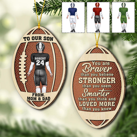 To Our Son - gift for son, him - Personalized Ornament