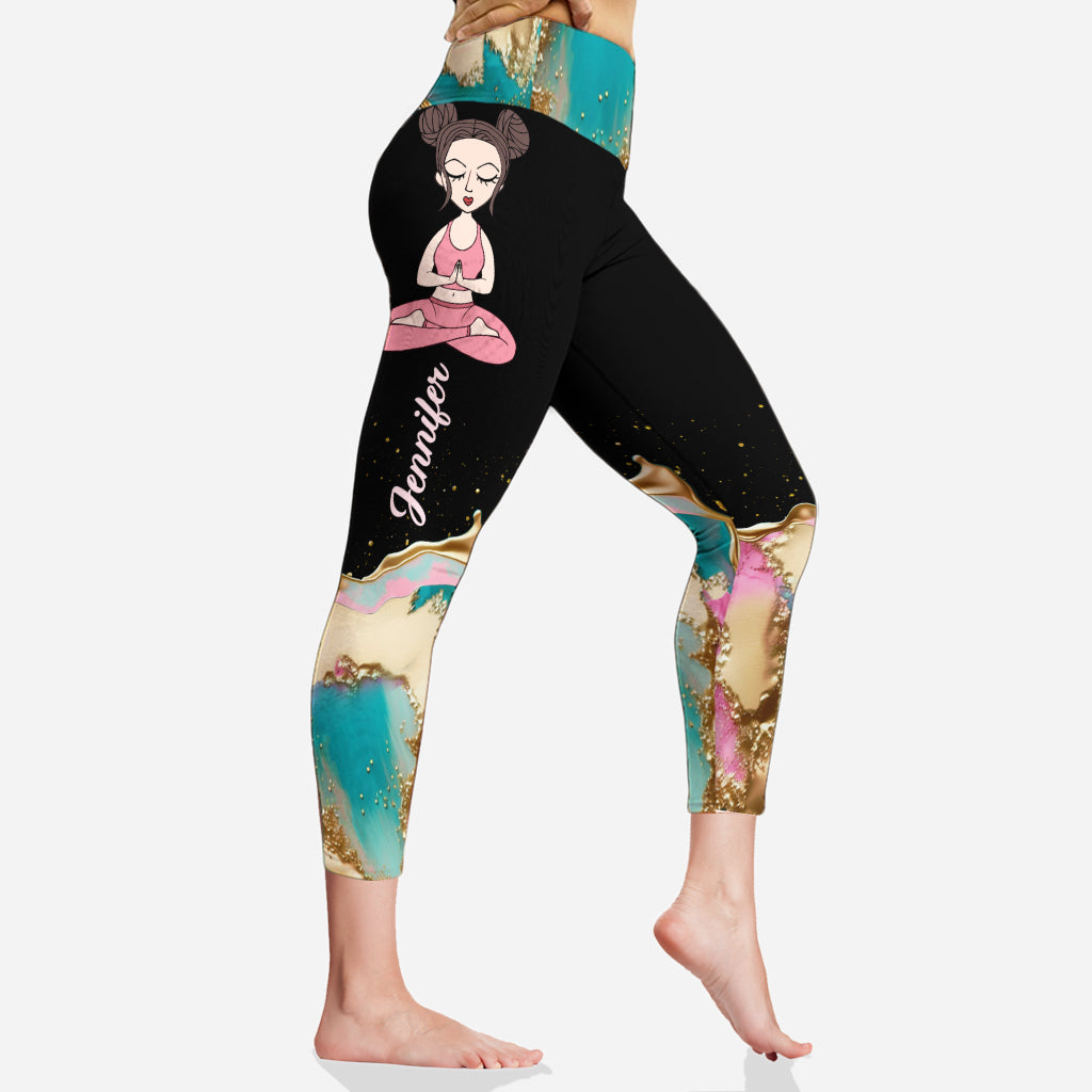 Leggings de yoga personnalisés pour la méditation