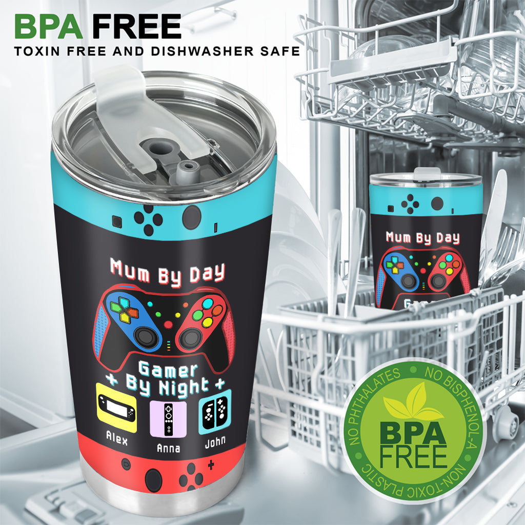 Gamer Dad Like A Regular Dad But Way Cooler - Video Game gift for dad, Gamer - Personalized Tumbler