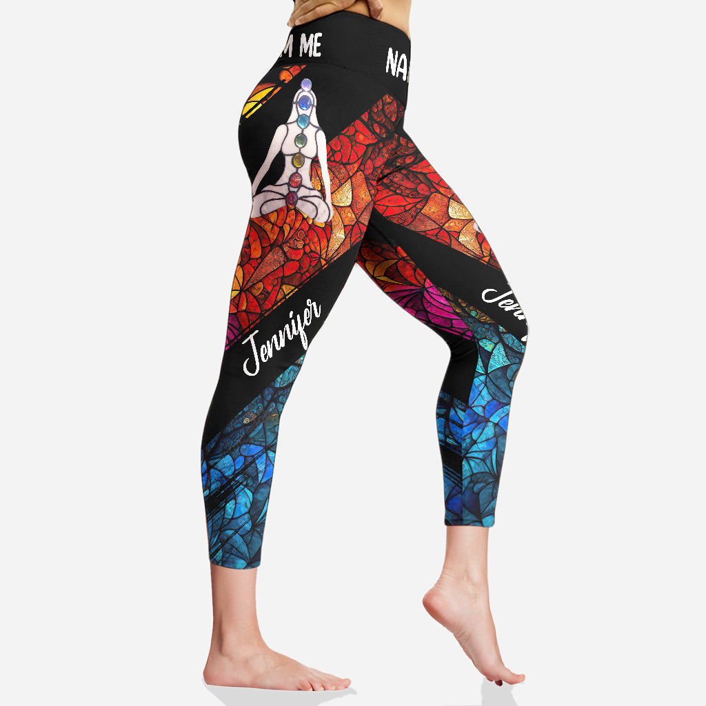 Namasté loin de moi - Leggings de yoga personnalisés