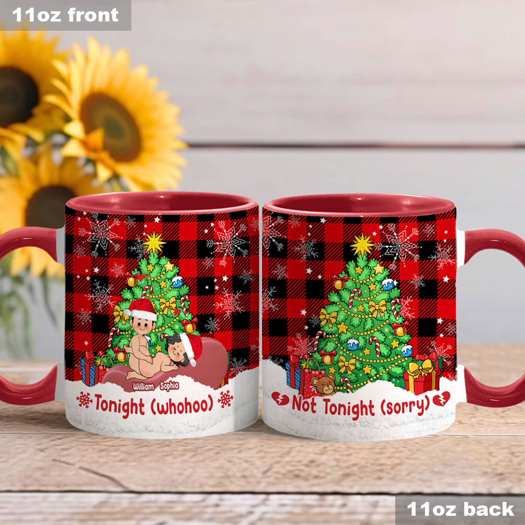 Tonight - Personalized Couple Accent Mug