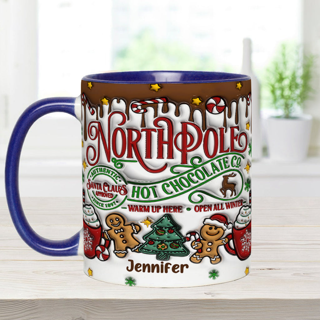 Heiße Schokolade vom Nordpol - Personalisierter Weihnachtsbecher