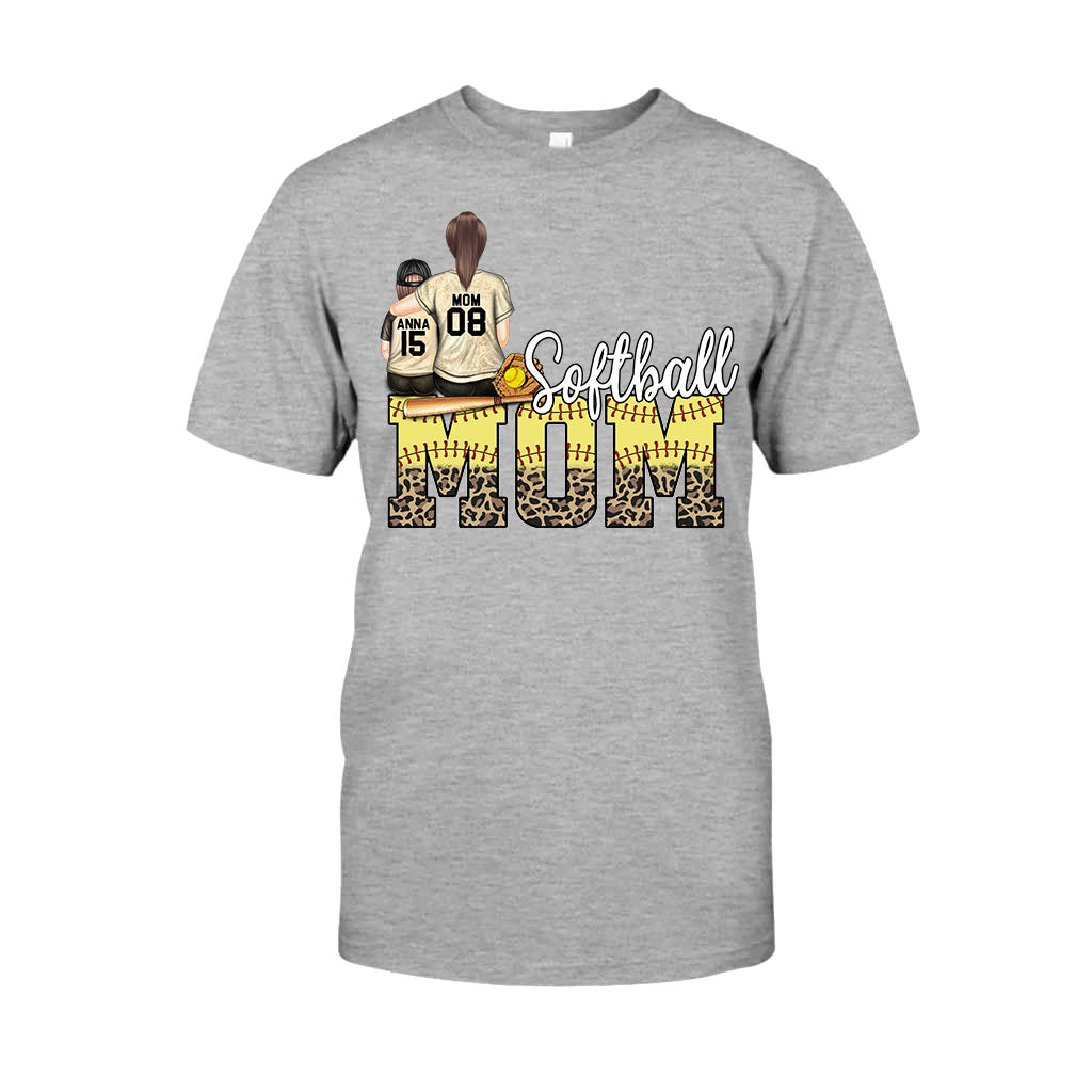 Softball Mom - Softball gift for mom - Personalized T-shirt And Hoodie
