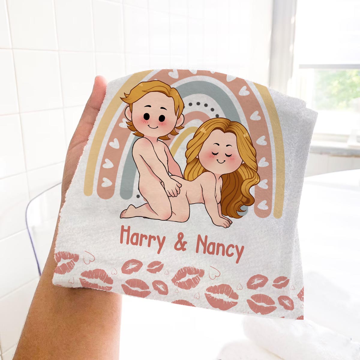 Thank You Cum Again - Personalized Couple Towel