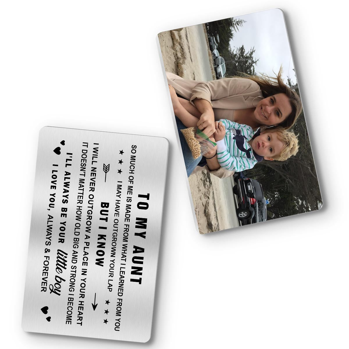 To My Dad - Gift for dad, grandma, grandpa, mom, uncle, aunt - Personalized Wallet Insert Card