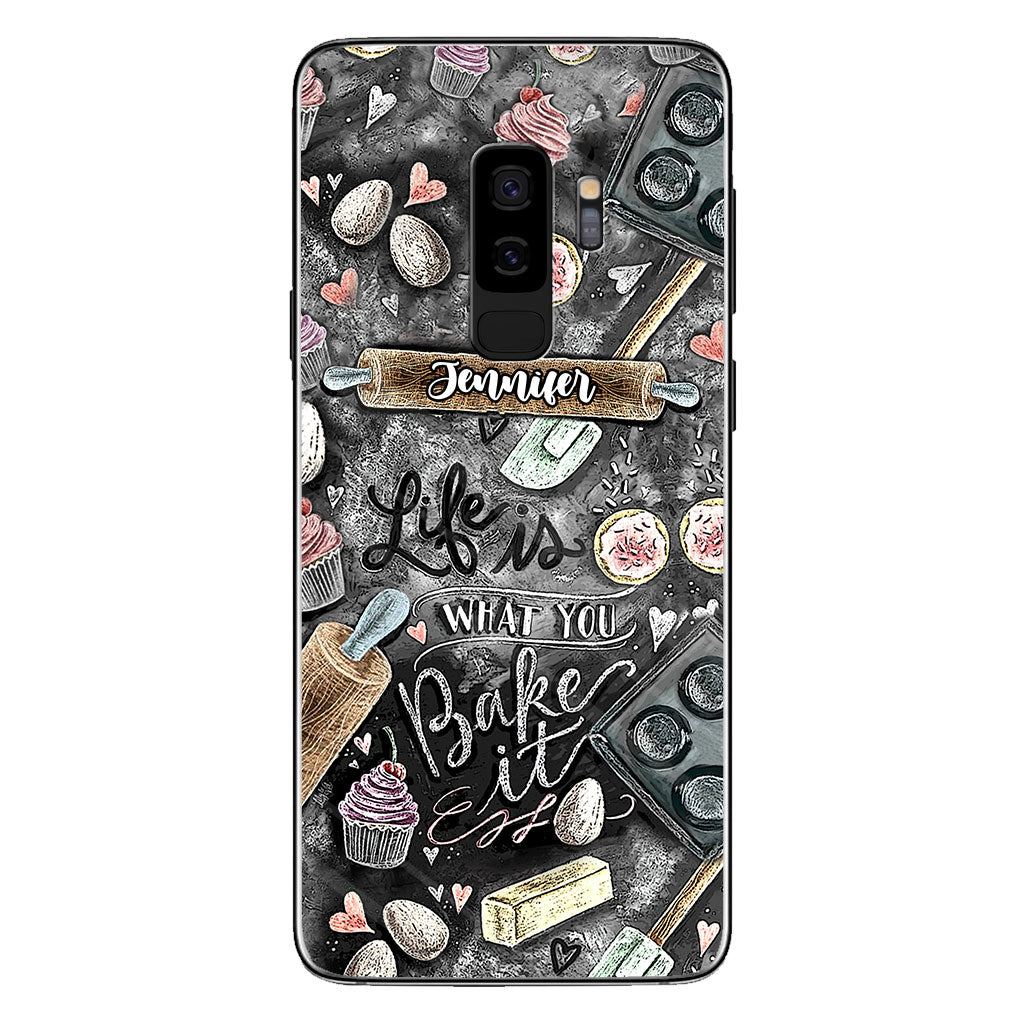 Life Is What You Bake It - Personalized Baking Phone Case