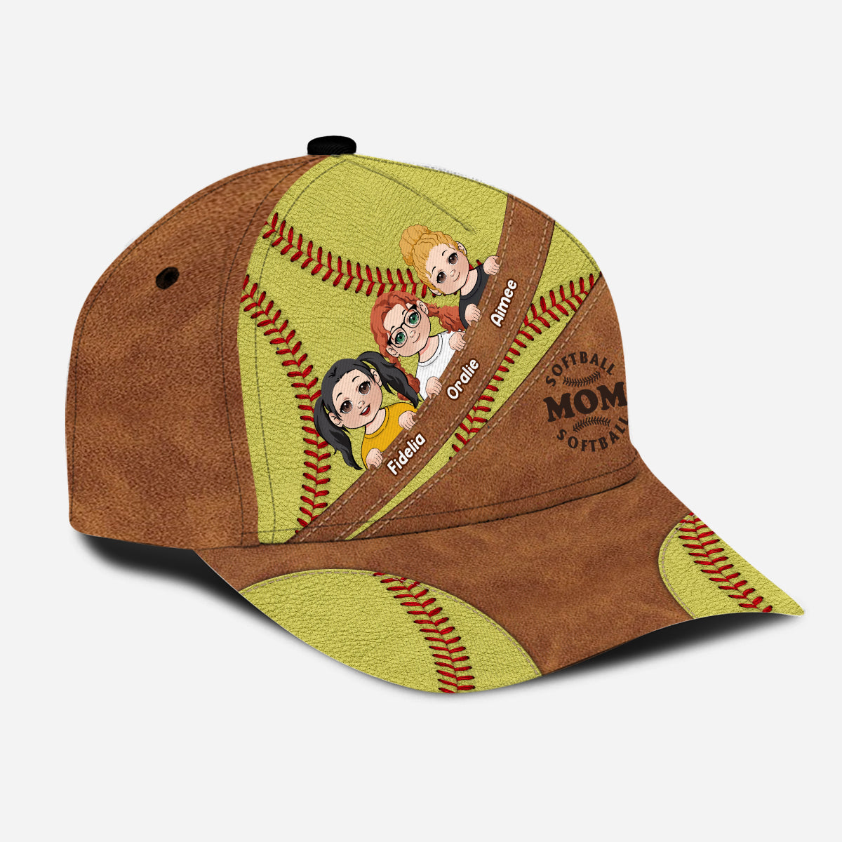 Softball Mom - Personalized Softball Classic Cap