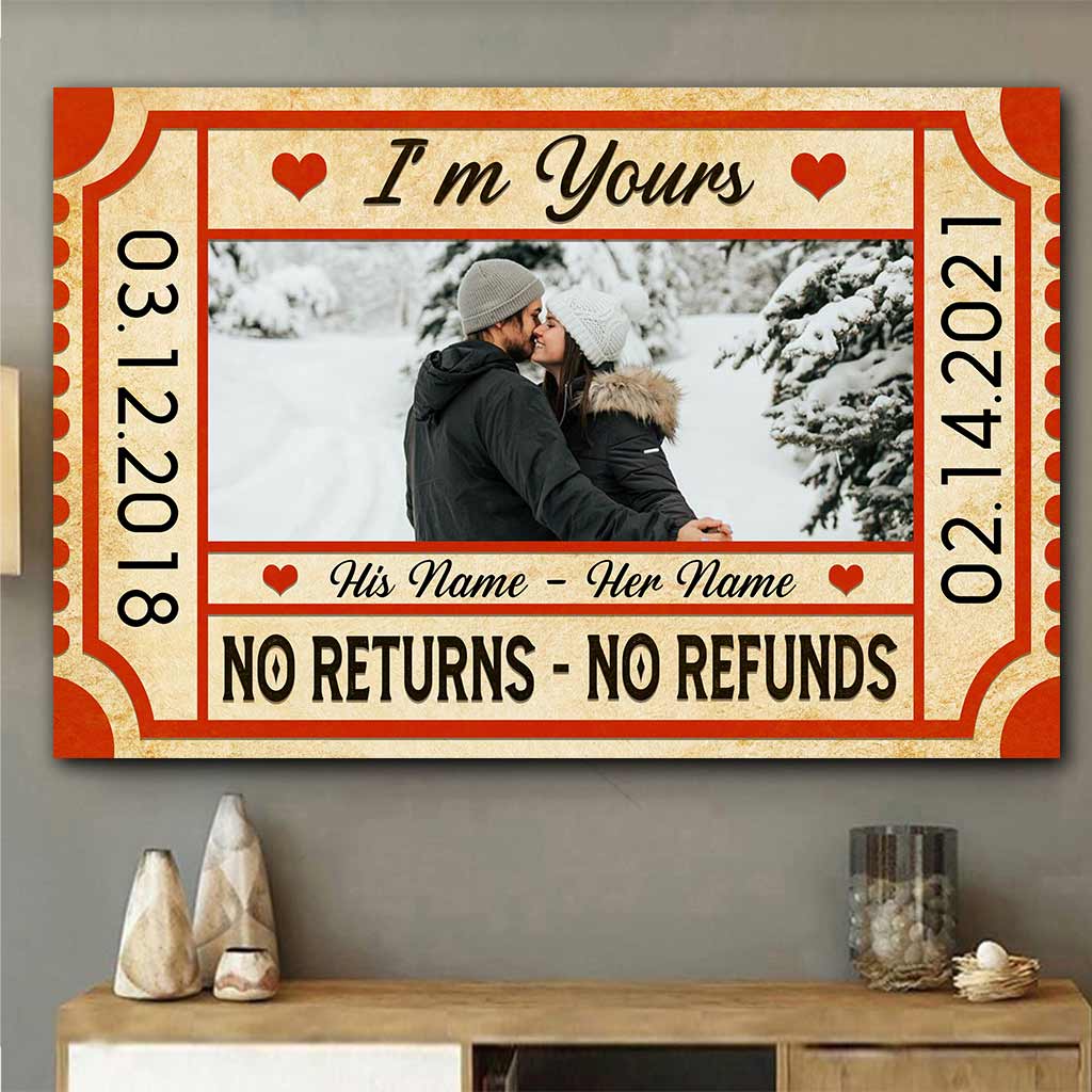 I'm Yours - Personalized Couple Poster