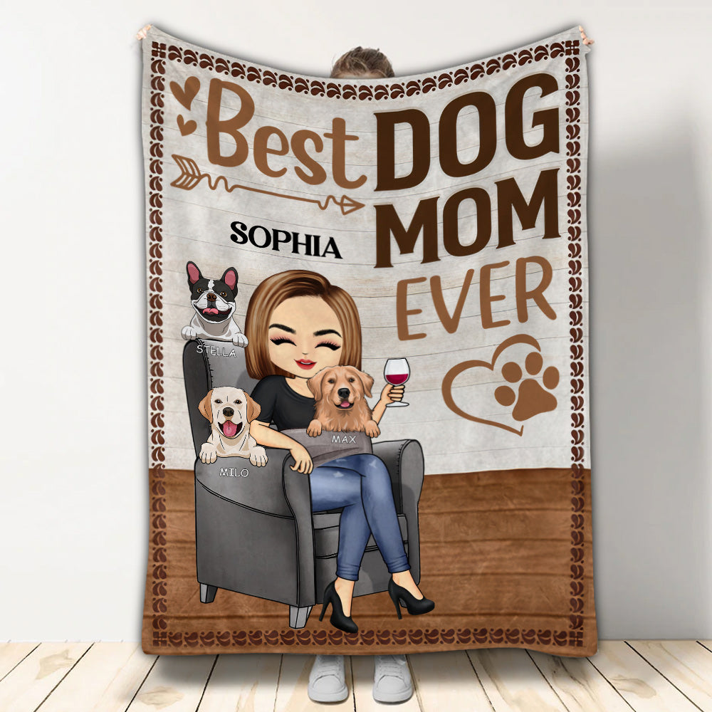 Meilleure maman de chien au monde - Couverture personnalisée