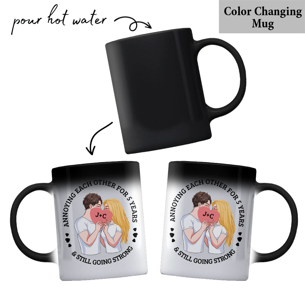 Annoying Each Other For Years And Still Going Strong - Personalized Couple Mug