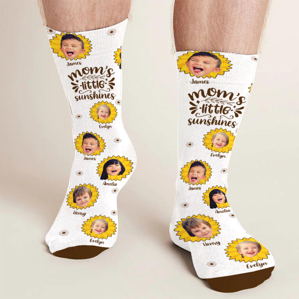 Hello Sunshine - Personalized Mother's Day Mother Socks