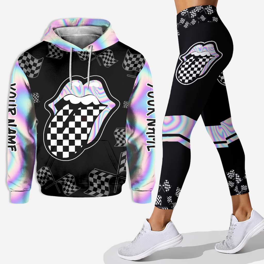 Je ne suis pas du sucre et des épices - Sweat à capuche et legging de course personnalisés