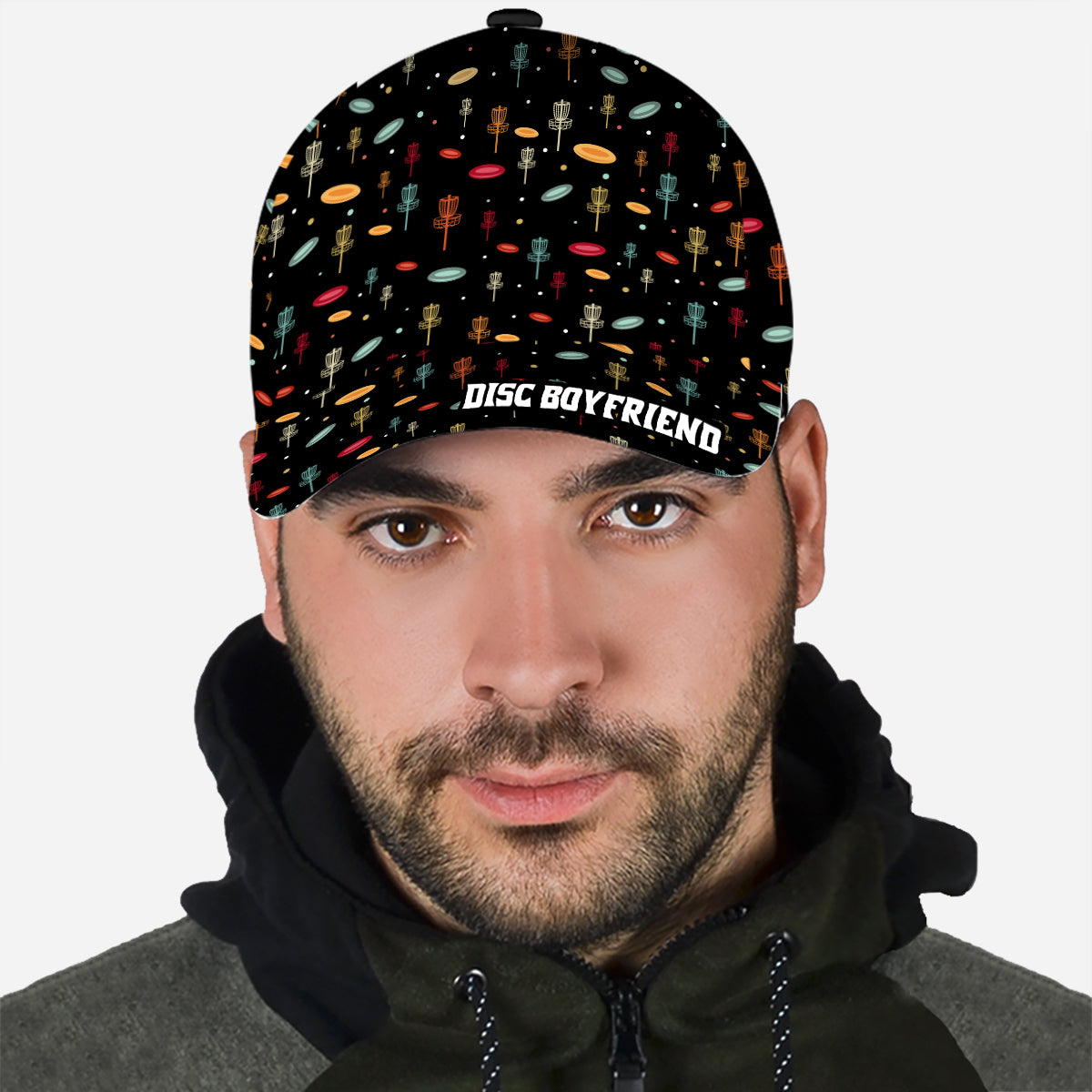 Disc Daddy – Disc-Golf-Geschenk für Papa, Opa, Mama, Oma – Personalisierte klassische Kappe