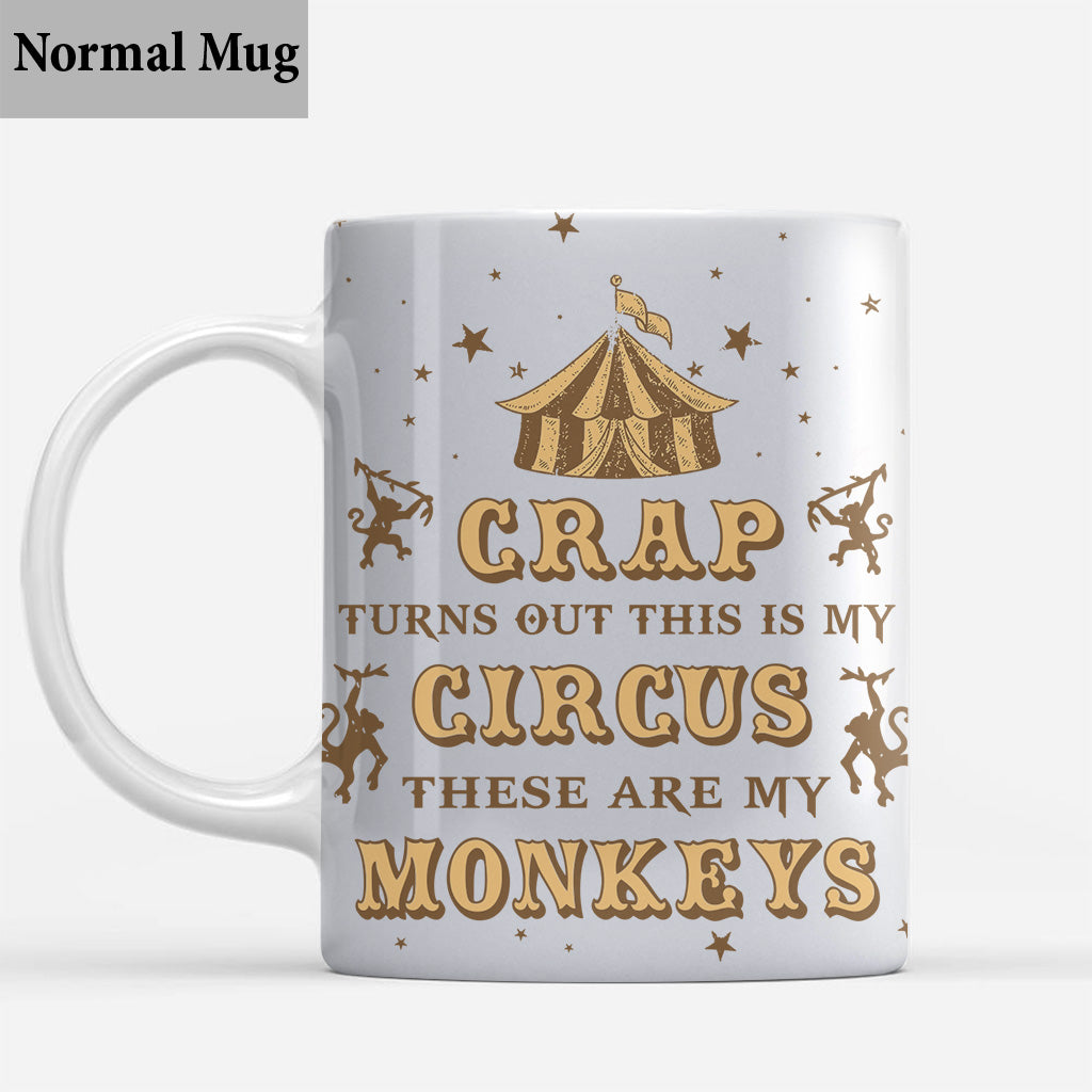 This Is My Circus These Are My Monkeys - Personalized Mother Mug