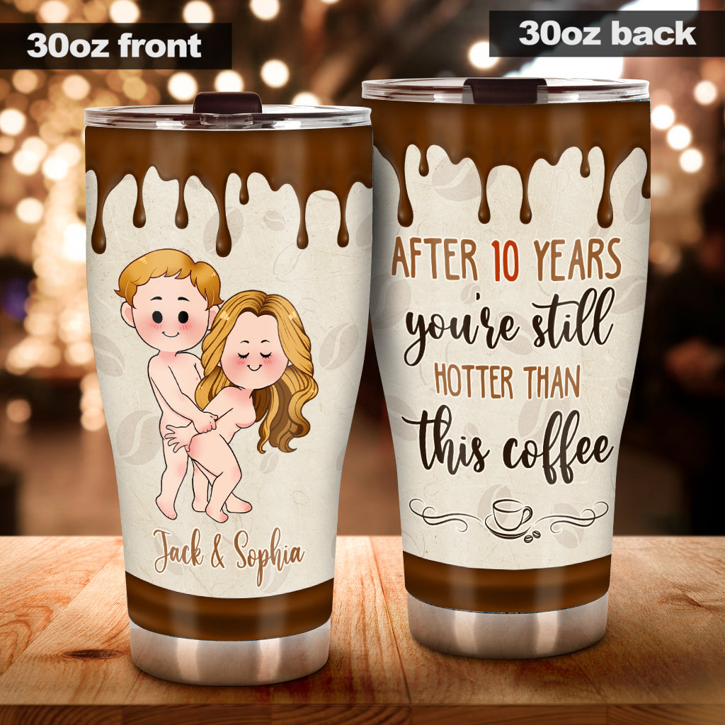 After 10 Years - Personalized Couple Tumbler