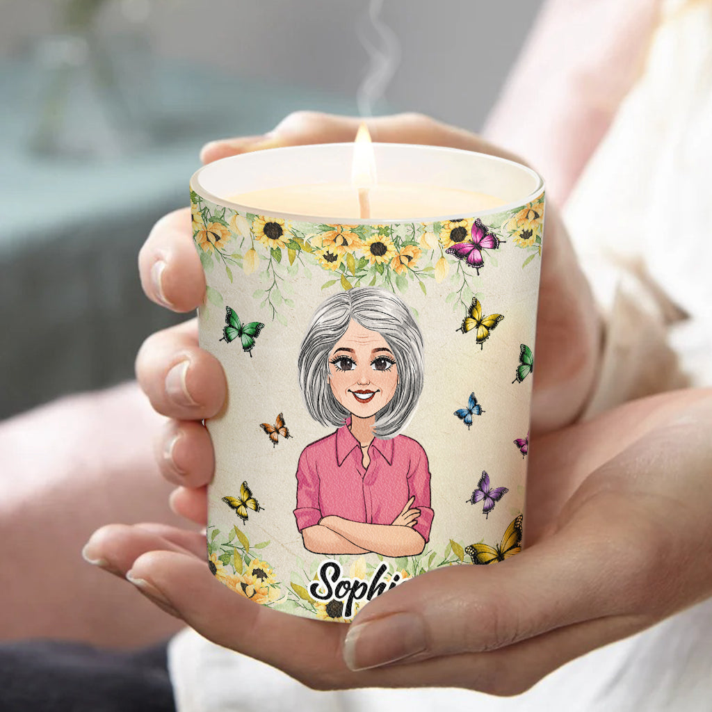 Ça sent le « Ce n'est pas mon problème ! » - Bougie personnalisée de collection avec couvercle en bois