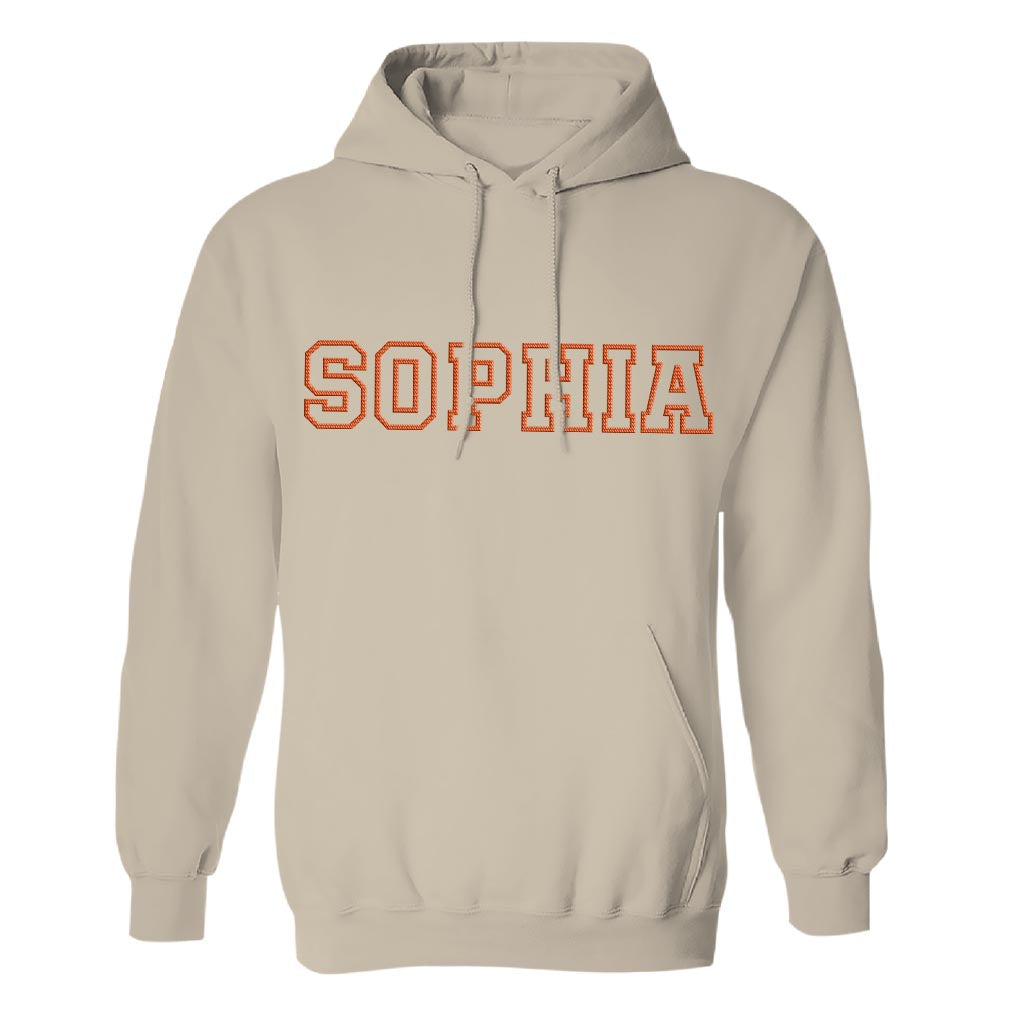 Custom Name - Personalized Step Mom Embroidered Hoodie
