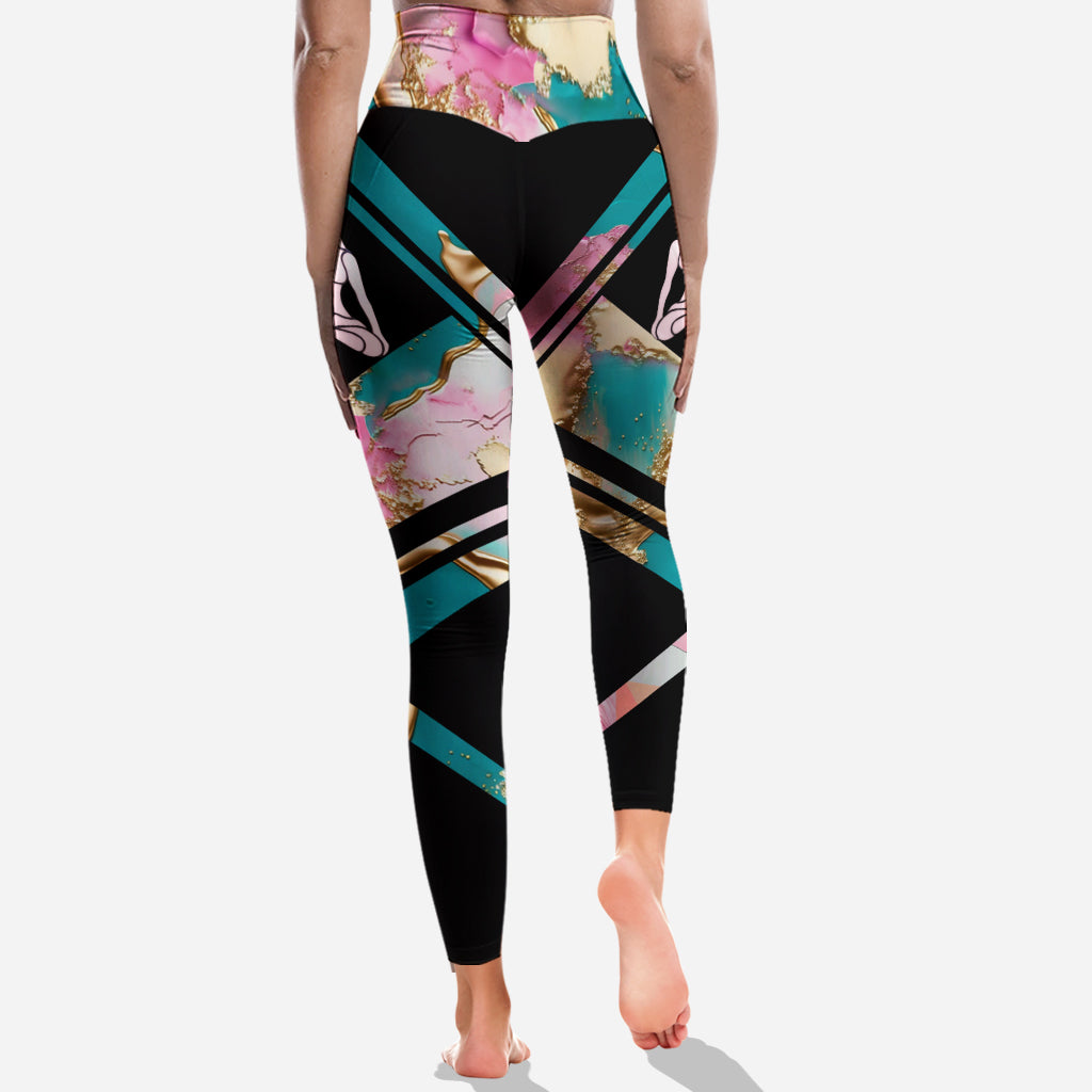 Leggings de yoga personnalisés pour la méditation des 7 chakras