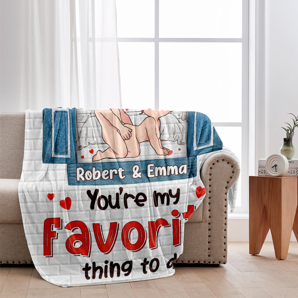You’re My Favorite - Personalized Couple Blanket