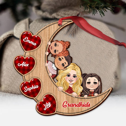 Grandkids - Personalized Grandma Ornament