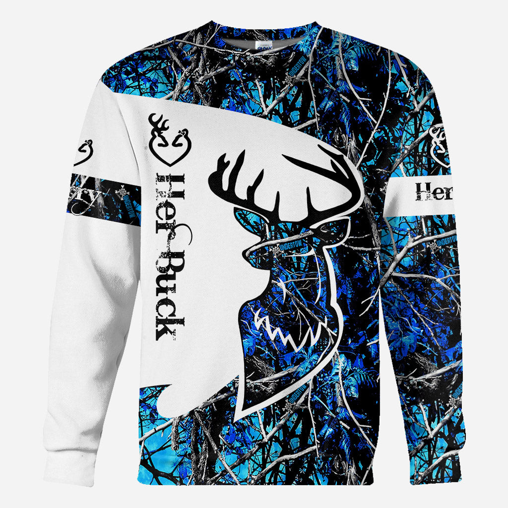 His Buck Her Doe - Personalized Hunting All Over Shirt