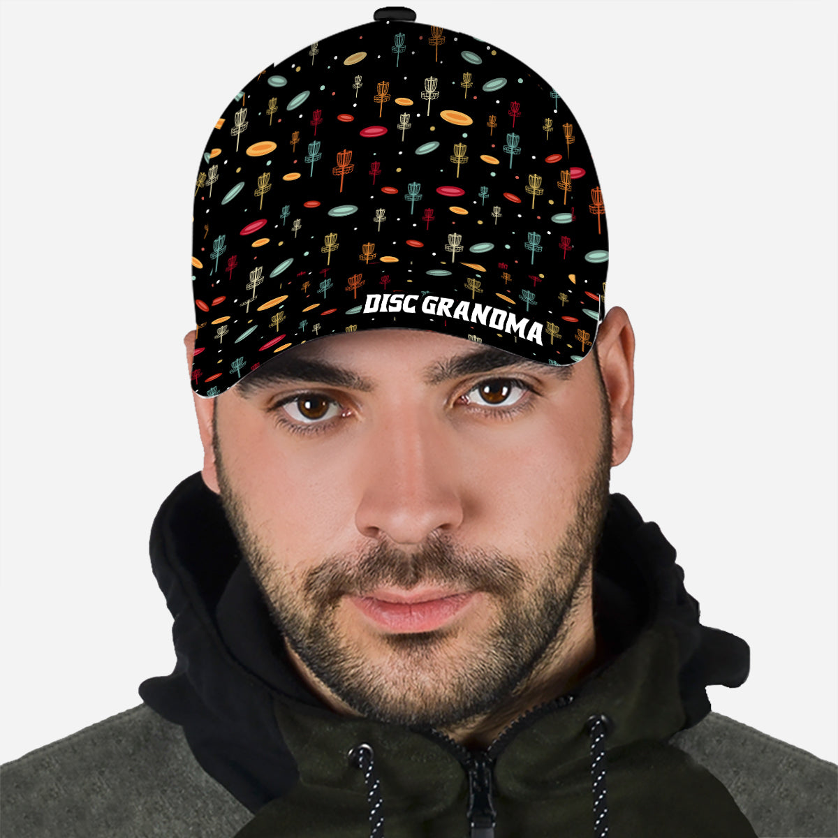 Disc Daddy - Cadeau de disc golf pour papa, grand-père, maman, grand-mère - Casquette classique personnalisée