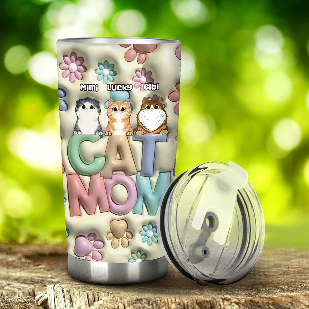 Katzenmama – Personalisierter Katzenbecher