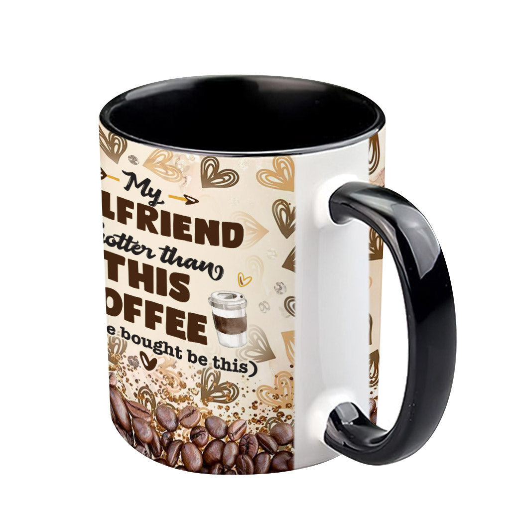 My Wife Is Hotter Than This Coffee - Personalized Couple Accent Mug
