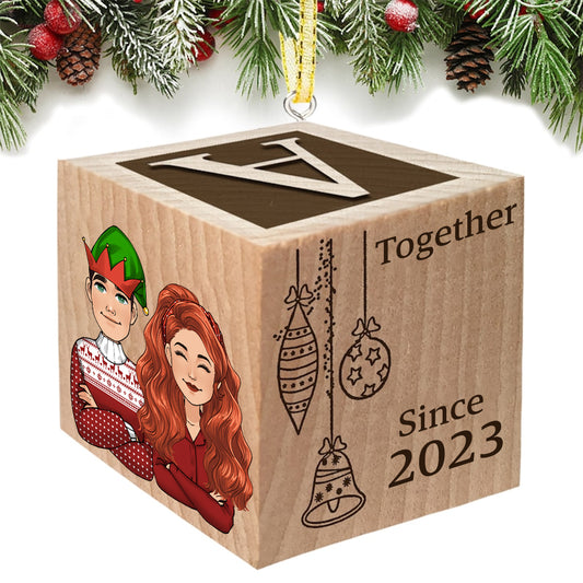 All I Want For Christmas Is You Block Ornament - gift for girlfriend, boyfriend, wife, husband - Personalized Block Ornament