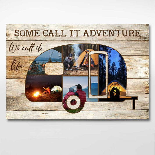 Manche nennen es Abenteuer – Personalisiertes Campingposter