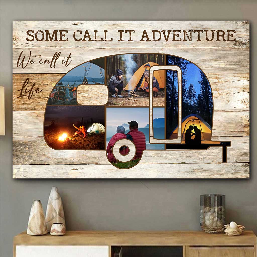 Manche nennen es Abenteuer – Personalisiertes Campingposter