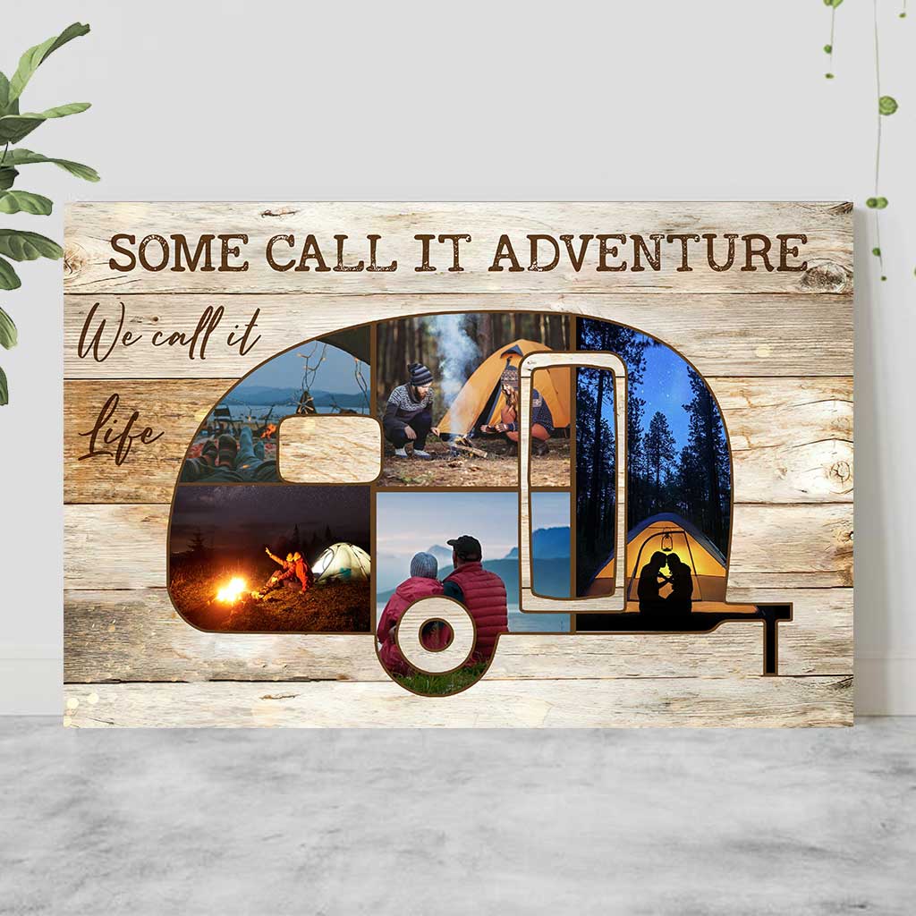 Manche nennen es Abenteuer – Personalisiertes Campingposter