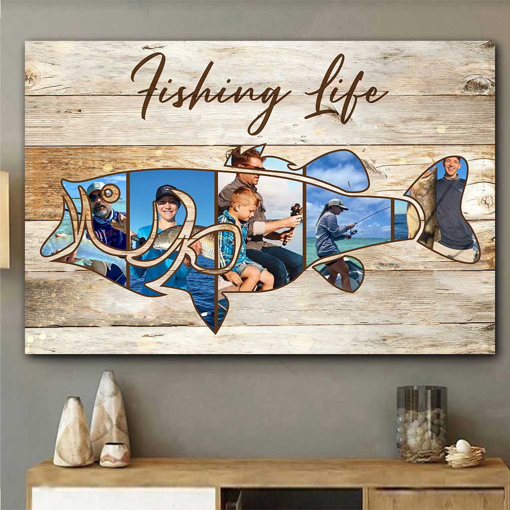 La vie de pêche - Affiche personnalisée
