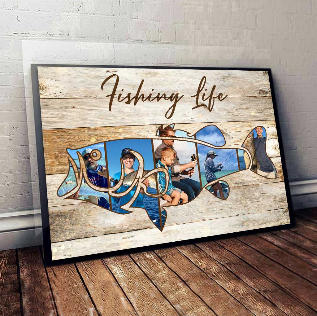 La vie de pêche - Affiche personnalisée