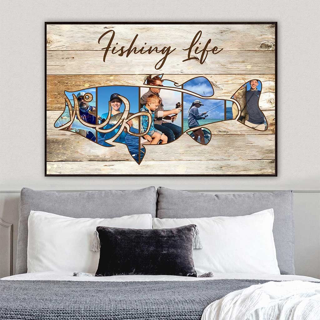 La vie de pêche - Affiche personnalisée