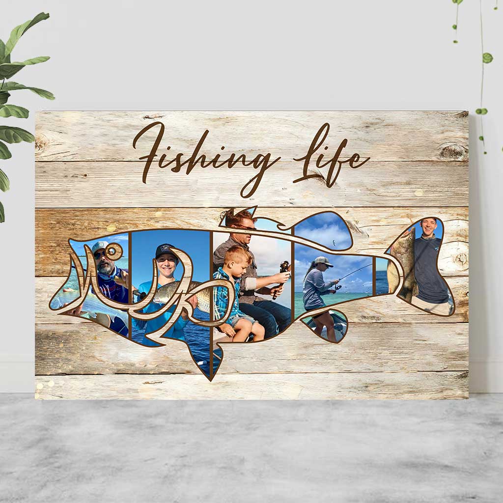 La vie de pêche - Affiche personnalisée