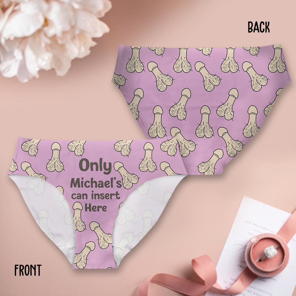 Only You - Personalized Couple Women Briefs