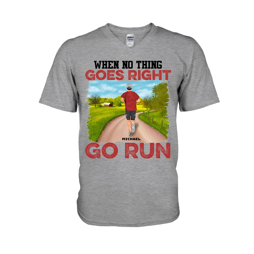 La vie est plus belle en chaussures de course - T-shirt et sweat à capuche de course personnalisés