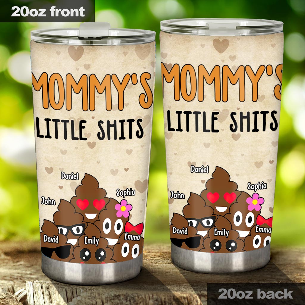Dad's Little Cuties - Gift for dad, grandma, grandpa, mom, uncle, aunt - Personalized Tumbler
