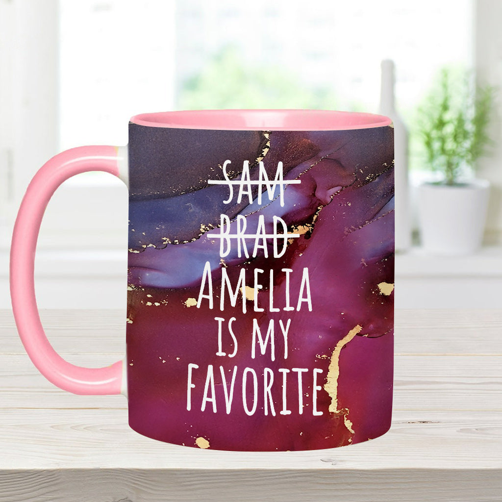 My Favorite Kid - Personalized Mother Accent Mug