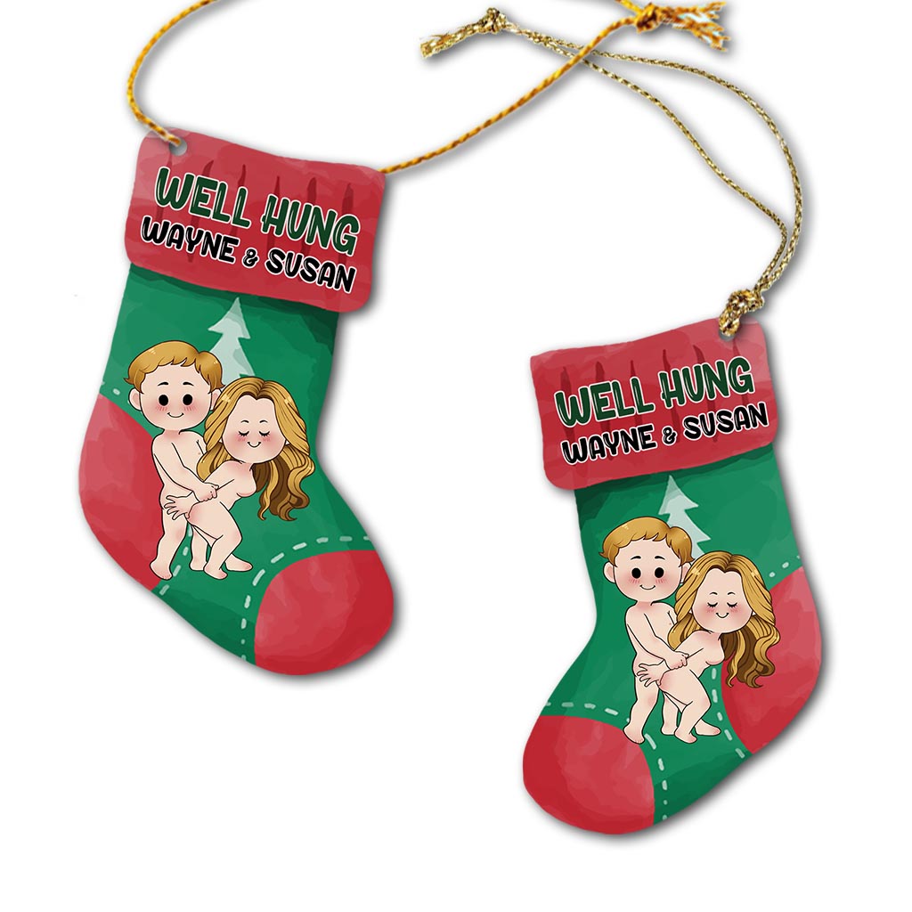 Well Hung - Personalized Couple Ornament