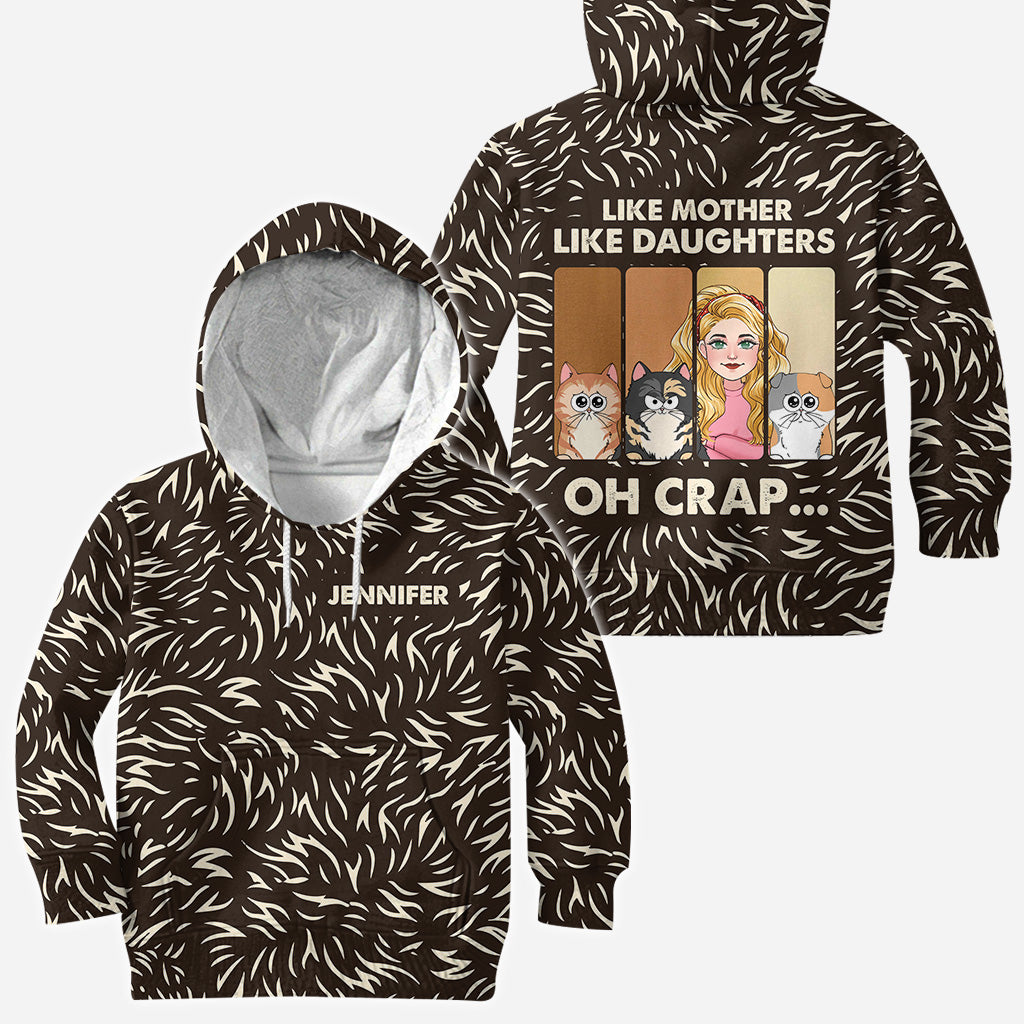 T-shirt personnalisé avec un chat - Amoureux des animaux : T-shirt à motif chat - T-shirt personnalisé avec un chat sur toute la surface